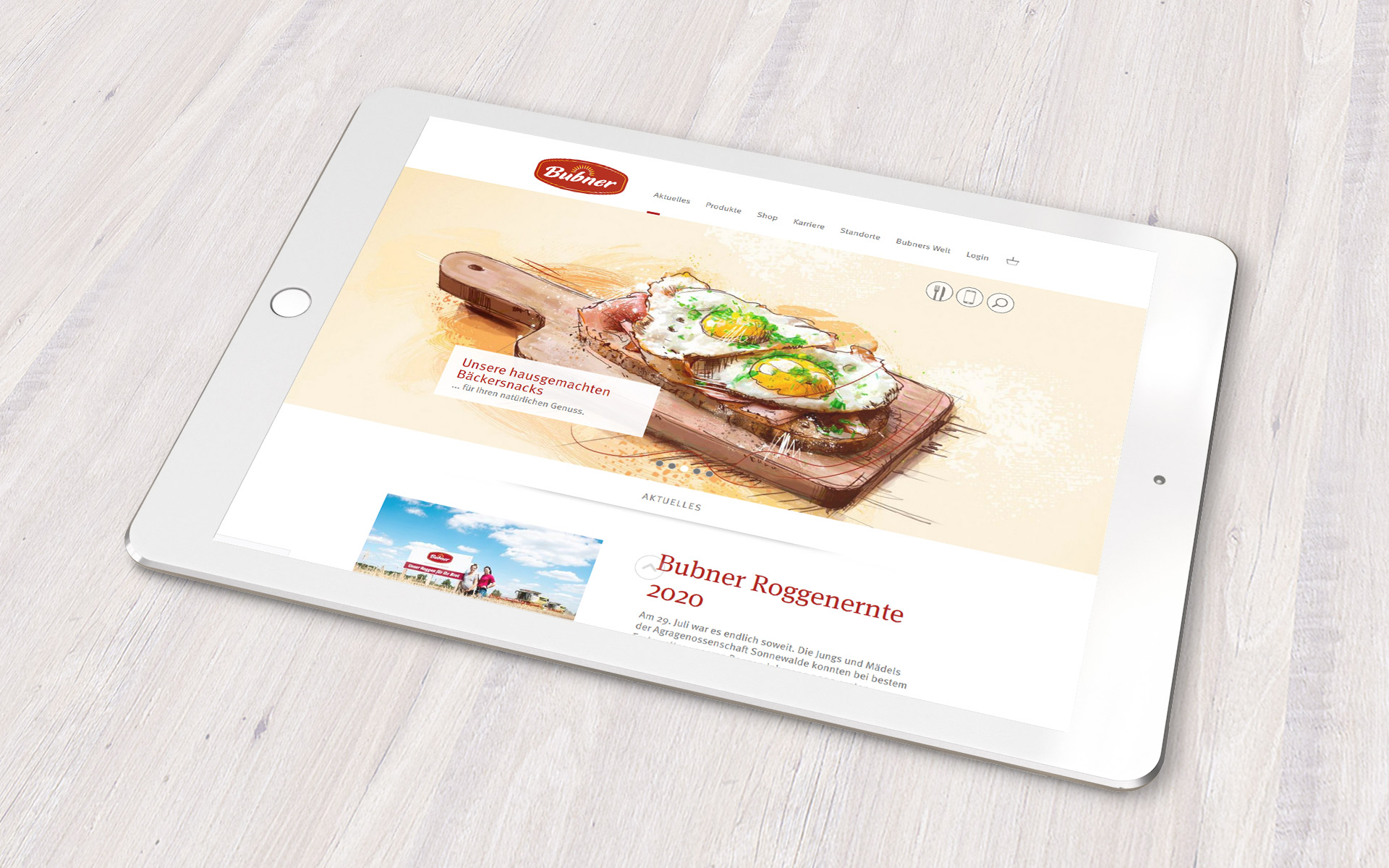 Bäckerei Bubner – Website